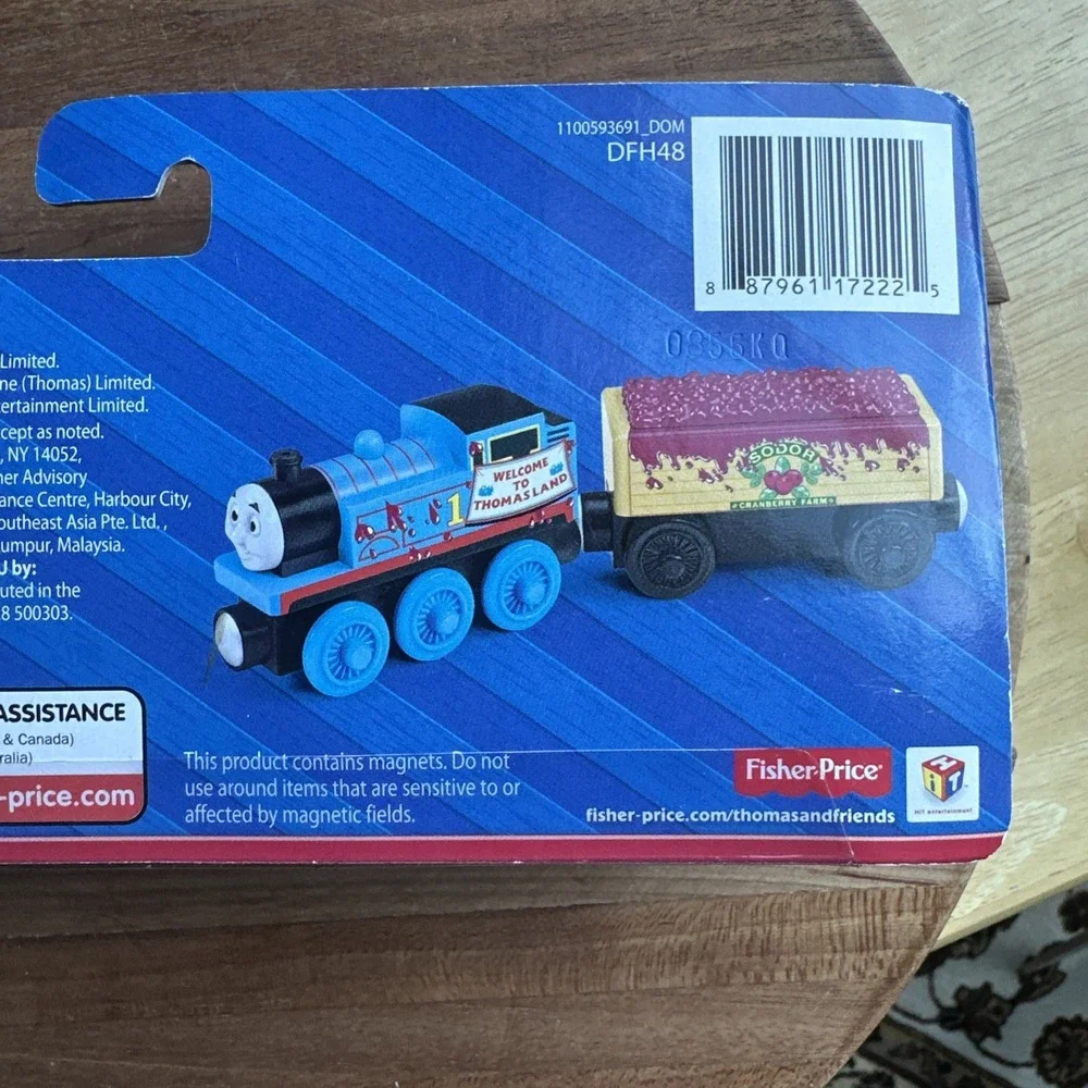 Thomas & Friends 2014 Wooden Railway Train Tank Engine Cranberry Spill DFH48 New